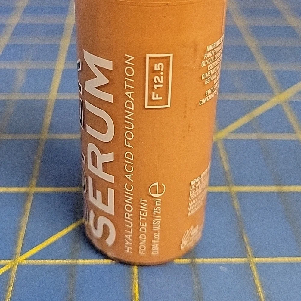 Relove by Revolution Super Serum Foundation 25ml New in Dropper Bottle F 12.5